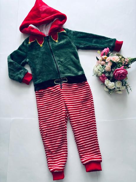 Overálek vánoční skřítek elf - v.1/2 roky, 86