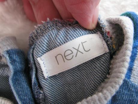 Dívčí šaty s tenké letní džínoviny next, next,74