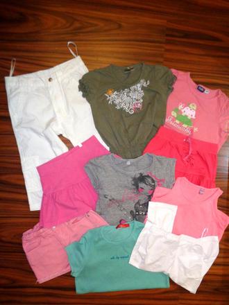 Top letní balíček pro holku 110/116 - 10 kusů, 104–116