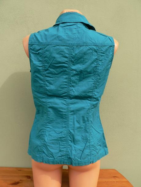 Petrolejový košilový top street one - vel.38, street one,38