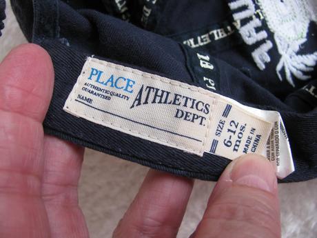 Tmavě modrá bavlněná kšiltovka s nápisem, children's place,80