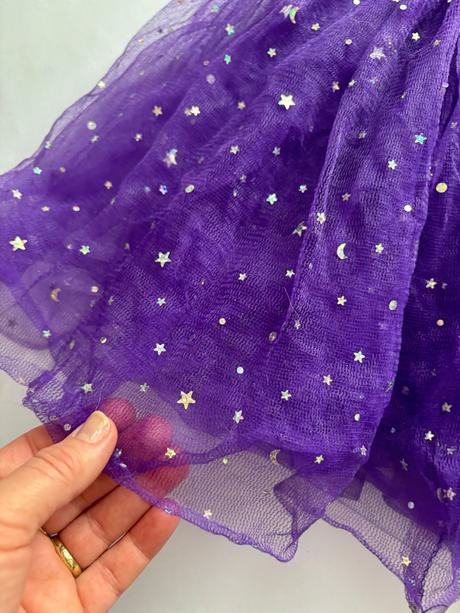 An3/ sukně tylová s flitri - v.cca 4/6 let, 110