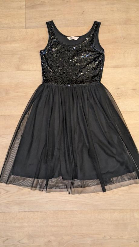 Slavnostní šaty s flitry h&m vel. 158/164, h&m,158