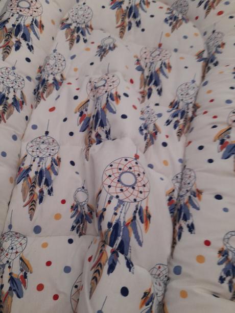 Hnízdečko pro miminko jukki oboustranné plašič, šířka (cm): 50,délka (cm): 90