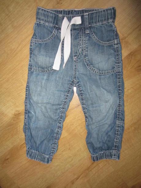Džínečky, rifle - všem dobře známé, h&m,86