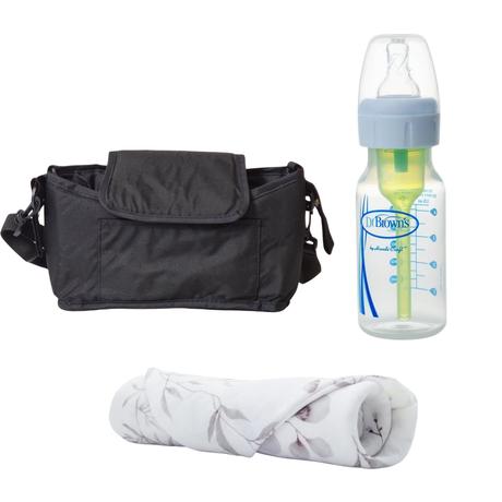 Set mamaleto organizér, anti-colic láhev a plenka, dr. brown's