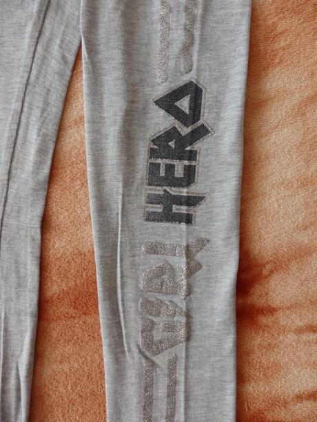 Legínky se třpytivým nápisem (na donošení), pepco,134