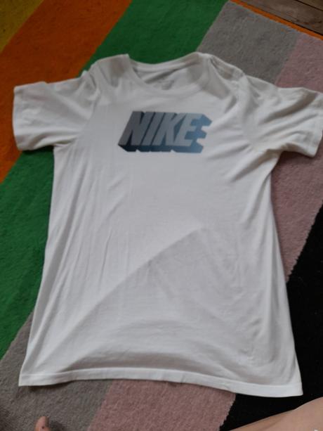 Nike bílé triko unisex, nike,l