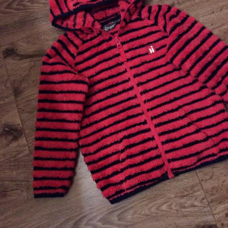 Teplá mikina na zip, 116