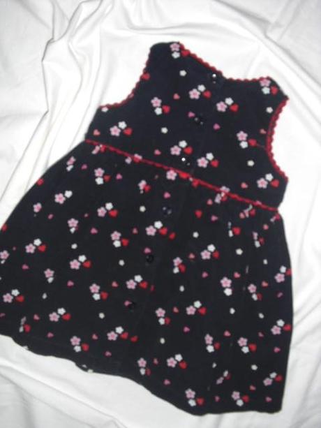 Krásné květované manžestrové šaty, next,74