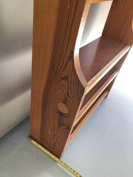 Retro kuchyňka dětská police na nádobí pro panenky, 