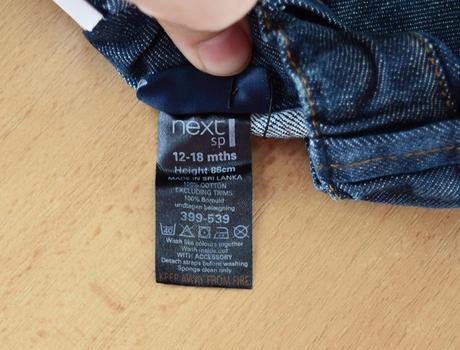 Džíny vel. 12 - 18 m, next,86