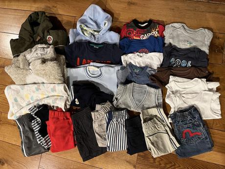 Set oblečení pro kluky - 26 ks, vel. 0-1 rok, 68–80
