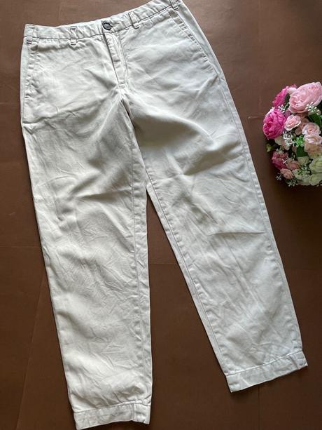 Ob/ kalhoty béžové společenské dámské - v.46, 46