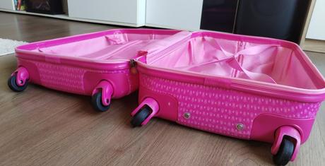 Dívčí cestovní kufr skořepinový, 