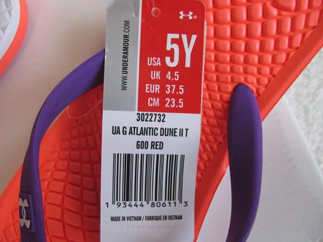 Dámské, dívčí plážové žabky lososové barvy v.37,5, under armour,38