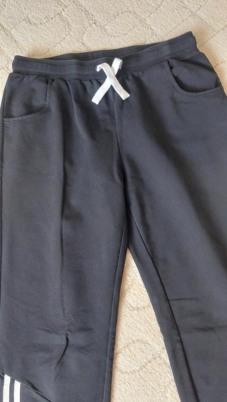 Černé sportovní tepláky fisherfield, s