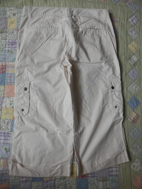 Plátěné 3/4 kalhoty, vel. 170, s