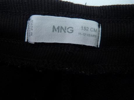 Černé tepláčky vel. 152, mango,152