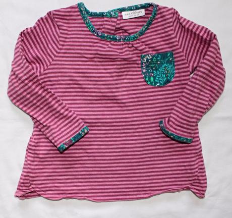 Au56. tričko s kapsičkou 6-9 měs., next,74