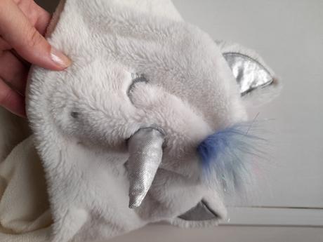 Čepice jednorožec flísová duhová, 128