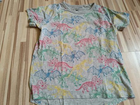 Šedé tričko s dinosaury 116 next, next,116