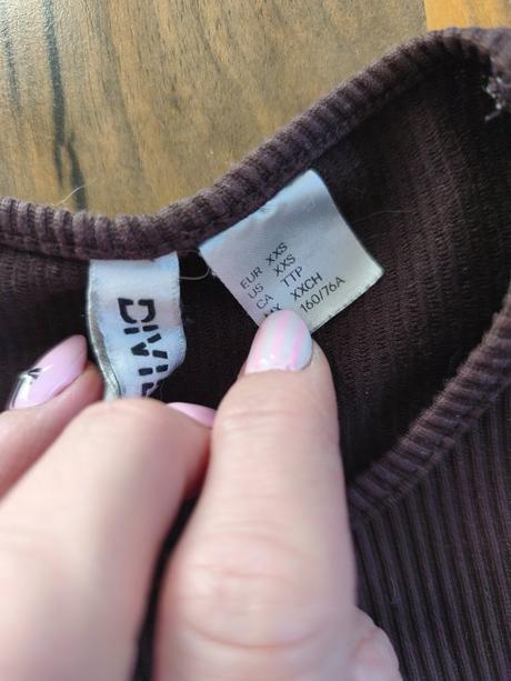 5 krát croptop tričko top tílko 152/158, h&m,158