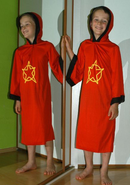 Karnevalový kouzelnický kostým, 