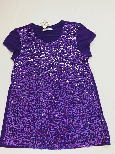 Ob/ triko-tunika s flitry  -v.12/13 let, marks & spencer,158