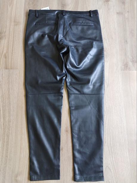 Dámské koženkové kalhoty vel m 38, kik,m