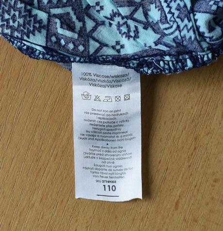 Kalhoty plátěné vel. 110, pepco,110