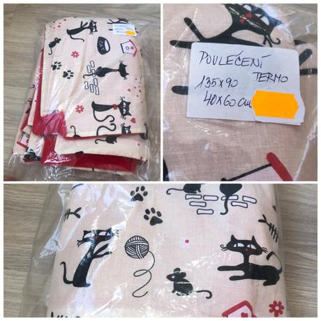 Designové thermo povlečení s kočkama, 