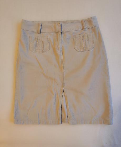 Dámská krémová sukně, manžestr, vel. 38, dorothy perkins,38