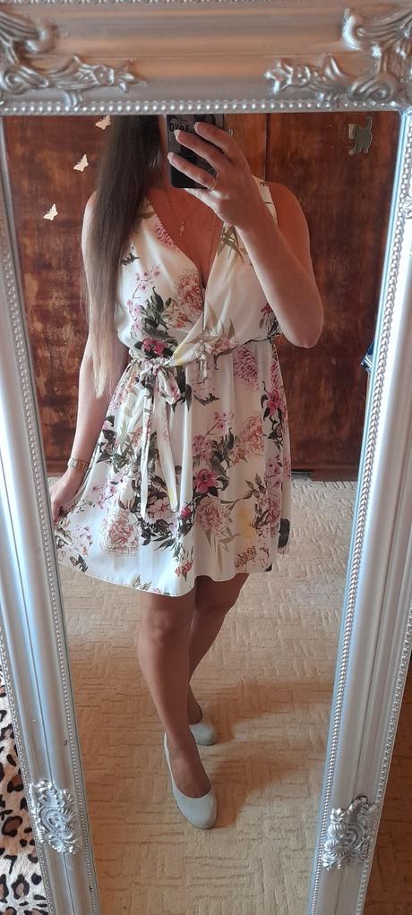 My hailys květované krátké šaty, l