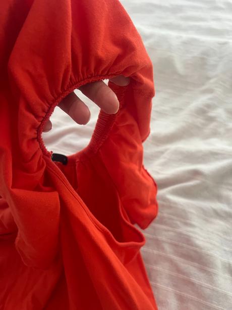 Oranžové letní šaty mohito vel. xl, mohito,xl