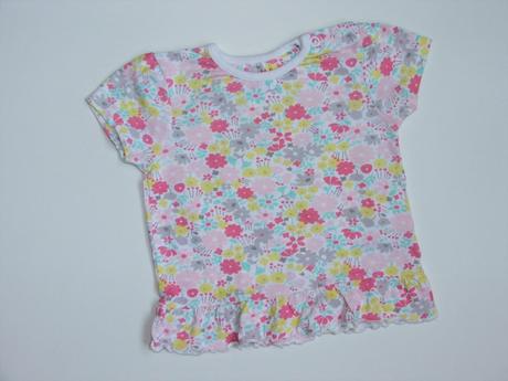 K933 květované triko vel. 74, nutmeg,74