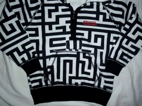 Krásná černobílá mikina nordblanc, nordblanc,122