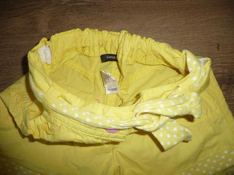 Žluté kraťasy george na 4-5l- vel.110, george,110