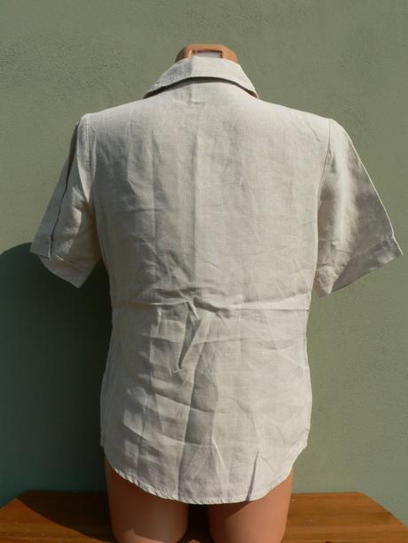 Lněná blůzka košile vunic - vel.38/40, 38