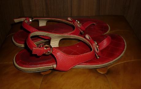 Červené dámské žabky / sandály michael kors, michael kors,39