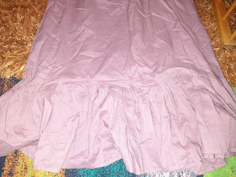 Šaty světle fialovo vínové dlouhé překrásné m, m