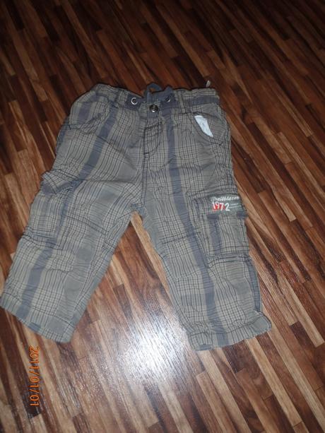 Plátěné podšité kalhoty, c&a,74