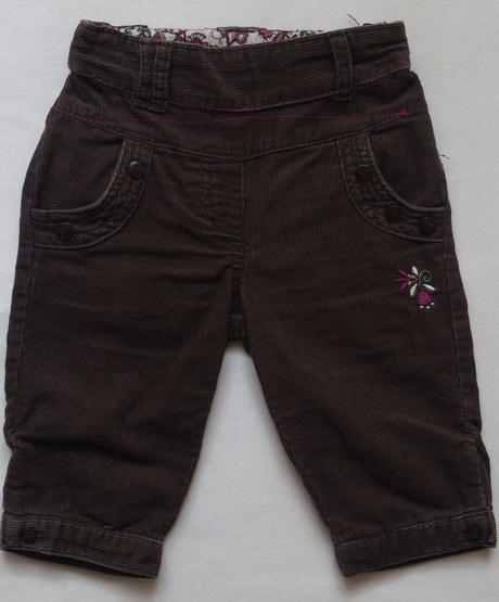 Dětské manžestráčky, vel.68, 68