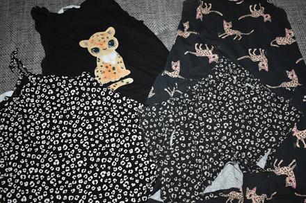 Zvířátkový set h&m, velikost 134/140, 122–134