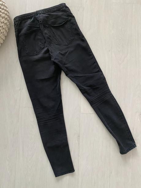 Skinny džíny s vysokým pasem h&m, vel. 40, h&m,l