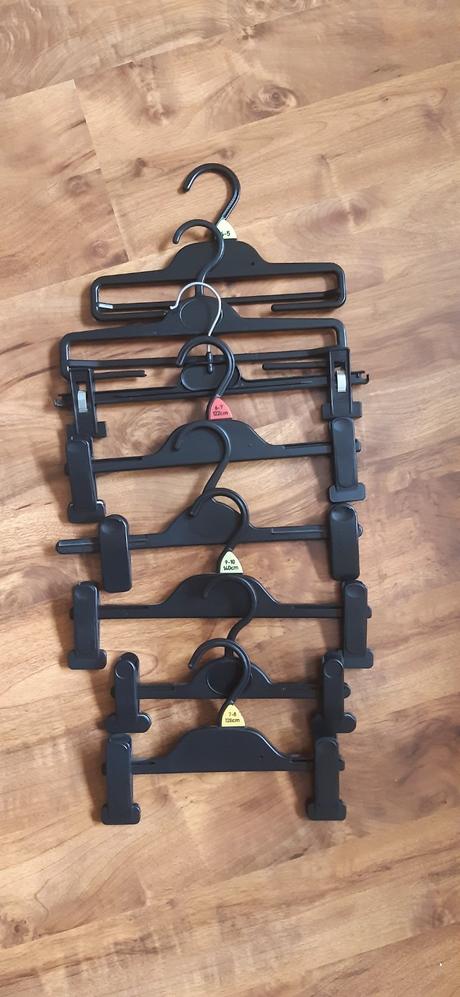 Dětská plastová ramínka na kalhoty 8ks, 