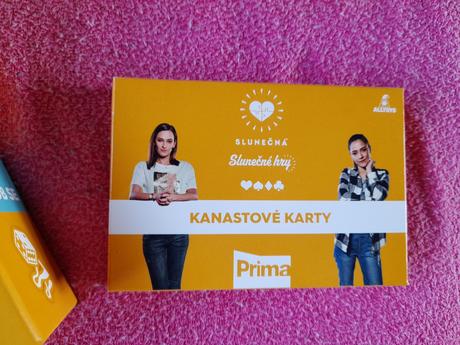 Hra, karty slunečná, podpisové karty, 