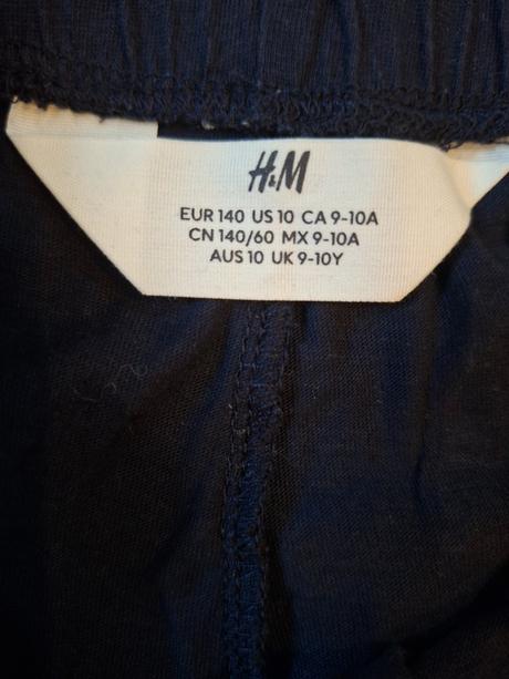 H&m pyžamka č.140 2x, h&m,140