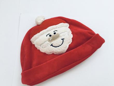 Sametová čepička santa-v.12/18 měsícu, tesco,86