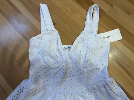 Bílé šaty terranova xs/158/164, 164